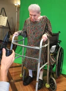 Steinberg aged of 114, standing.