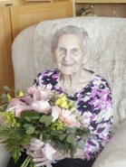 Magdalena Kytnerová on her 104th birthday in 2015.
