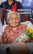 Cui Ye on her claimed 106th birthday in 2018.