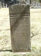Flora Stewart’s grave.