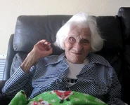 Gerena Rivera shortly before her 115th birthday in 2015.