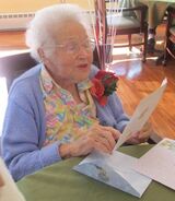 Barbara Barton on 106th birthday