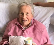 On her 108th birthday in 2018