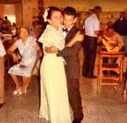 Angelino with his wife Gregoria on wedding day.