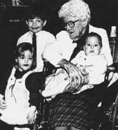 Bearce (age 105) with family on her 105th birthday on March 14, 1986.