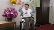 Tanaka (aged 117) in September 2020, after becoming Japan’s oldest person ever
