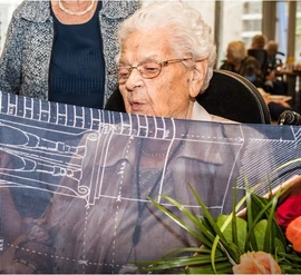 Cornelia Boonstra-van der Bijl at age 109.