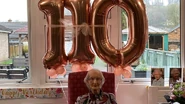 Keir on her 110th birthday in 2022