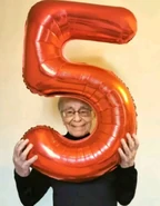 Sora on his 105th birthday in 2021.