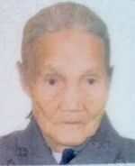 Yang Suying as an older woman (on her ID card).