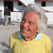 Aged 100, visiting Croatia in June 2013