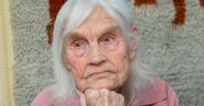 Ottilie-Armilde Tinnuri on her 106th birthday in 2020