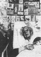 On her 109th birthday in 1960, with her then-89 year old younger sister Hattie (1871–1962)