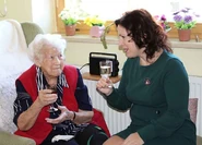 Blazena Strachotova106.jpg (48 KB) Blazena Strachotova on her 106th birthday in 2023