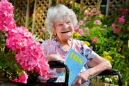 Cloke on her 108th birthday in 2019.