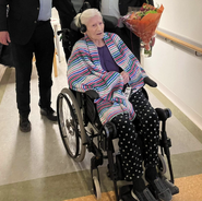 Sjostrom on her 109th birthday