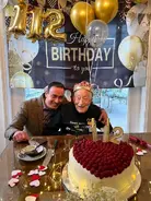 Francis Zouein 112.webp (172 KB) Zouein celebrating his claimed 112th birthday with his son Emeal "E.Z." Zwayne in 2023.