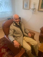 Arvi Hämäläinen (aged 106) in 2023.