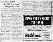 Sarah Reeves' 104th, Clarion-Ledger, 11 Sept 1969.jpg (247 KB) Clarion-Ledger, 11 September 1969