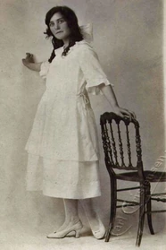 Ulla Lund at age 14.