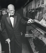 George attends 100th Birthday Party for George Abbott on June 22, 1987 at Roseland Ballroom in New York City.