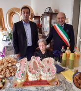 On her 108th birthday in 2021
