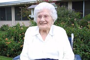 Besse Cooper at the age of 108.