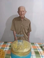 Josino Levino Ferreira 108th.jpg (182 KB) On his 108th birthday in 2021