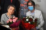Anna Gawlowska 110th.png (820 KB) Anna Gawlowska on her 110th birthday in 2023, pictured with GRG Poland correspondent Waclaw Jan Kroczek.