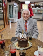 Aged 106, in November 2023