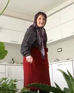 Xhezide Aliu (aged 107) in March 2023.