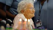 Besse Cooper on her 114th birthday in 2010.