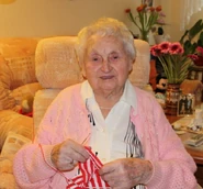 Irmgard Genthe103.jpg (121 KB) Irmgard Genthe on her 103rd birthday in 2017