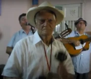 At the age of 95 (claimed 100).