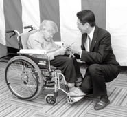 Sakakibara at the age of 107.