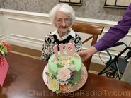 On her 110th birthday in 2021