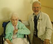 AClarke2.jpg (23 KB) Avice Clarke with Dr. Stephen Coles.