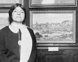 Theresa Bernstein-Meyerowitz in 1924 at age 34.