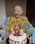 On her 109th birthday in 2022