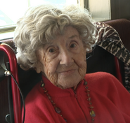 Marszalek on her 111th birthday in 2025