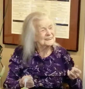 Emma Otis on her 113th birthday in 2014