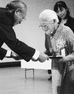 Fujiwara on 15 September 2001, aged 99 (almost 100).