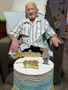 Josino Levino Ferreira 112th.jpg (175 KB) On his 112th birthday in 2025