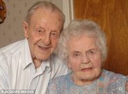 Ralph (aged 107) with his wife Phyllis in 2010