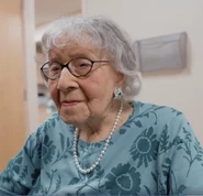 Wenonah Bish on her 112th birthday in 2024