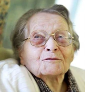 Marie-Louise Taterode at the age of 106.