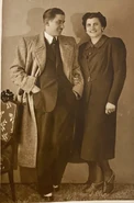 Pavlovic and her husband in 1939