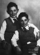 Henry and Walter Kissinger his brother in about 1929