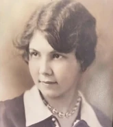 Van Peenen as a young woman.