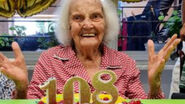 Ebe Tosi on her 108th birthday in 2021.